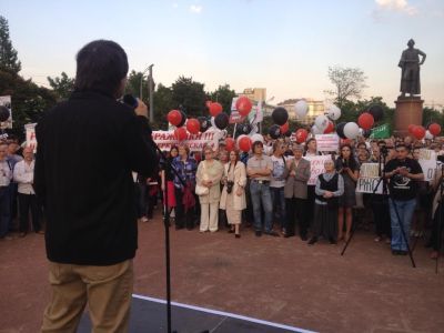 Митинг в защиту исторической Москвы. 27.05.2016. Фото: Евгений Соседов